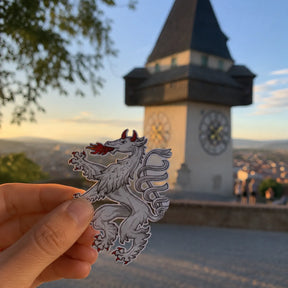 Steirer Panther Sticker Grazer Uhrturm
