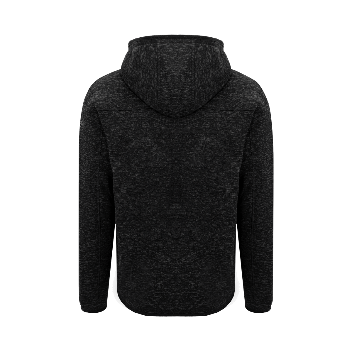 Strickfleece Jacke für Herren schwarz