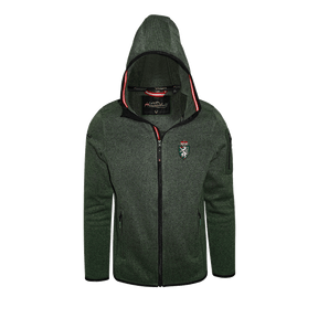 Steiermark Kultjacke mit Kapuze - Dunkelgrün