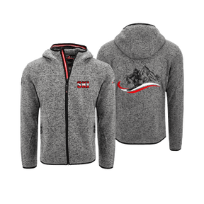 Kultjacke mit Kapuze - Ski rot-weiss-rot