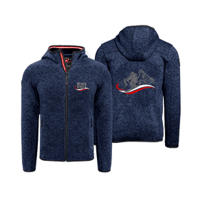 Kultjacke mit Kapuze - Ski Österreich Fahne