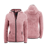 Strickfleece Jacke rosa