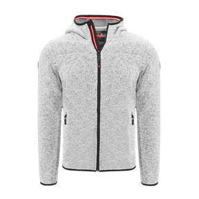 Hoamatkult Kultjacke mit Kapuze - Hellgrau