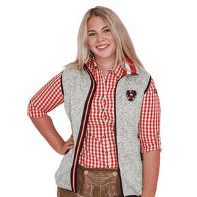 Strickfleece Weste Damen
