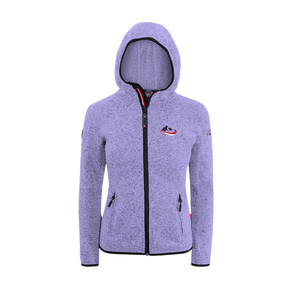 Strickfleece Weste Ski Damen Lavendel
