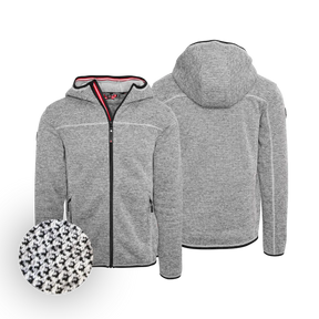 Hoamatkult Kultjacke mit Kapuze - Strickoptik