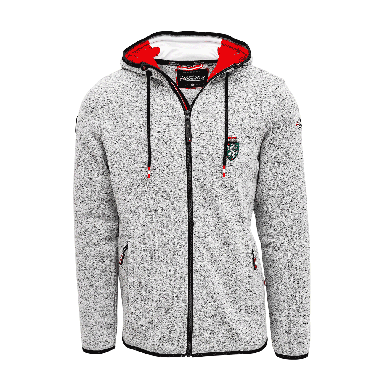 Sweatjacke mit Steiermark Stickerei