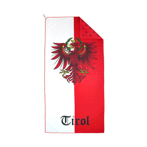 Tirol Adler Badetuch rot