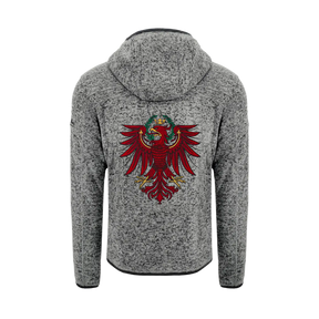 Tirol Kultjacke mit Kapuze - Dunkelgrau