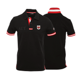 Tirol Adler Polo Shirt Herren schwarz