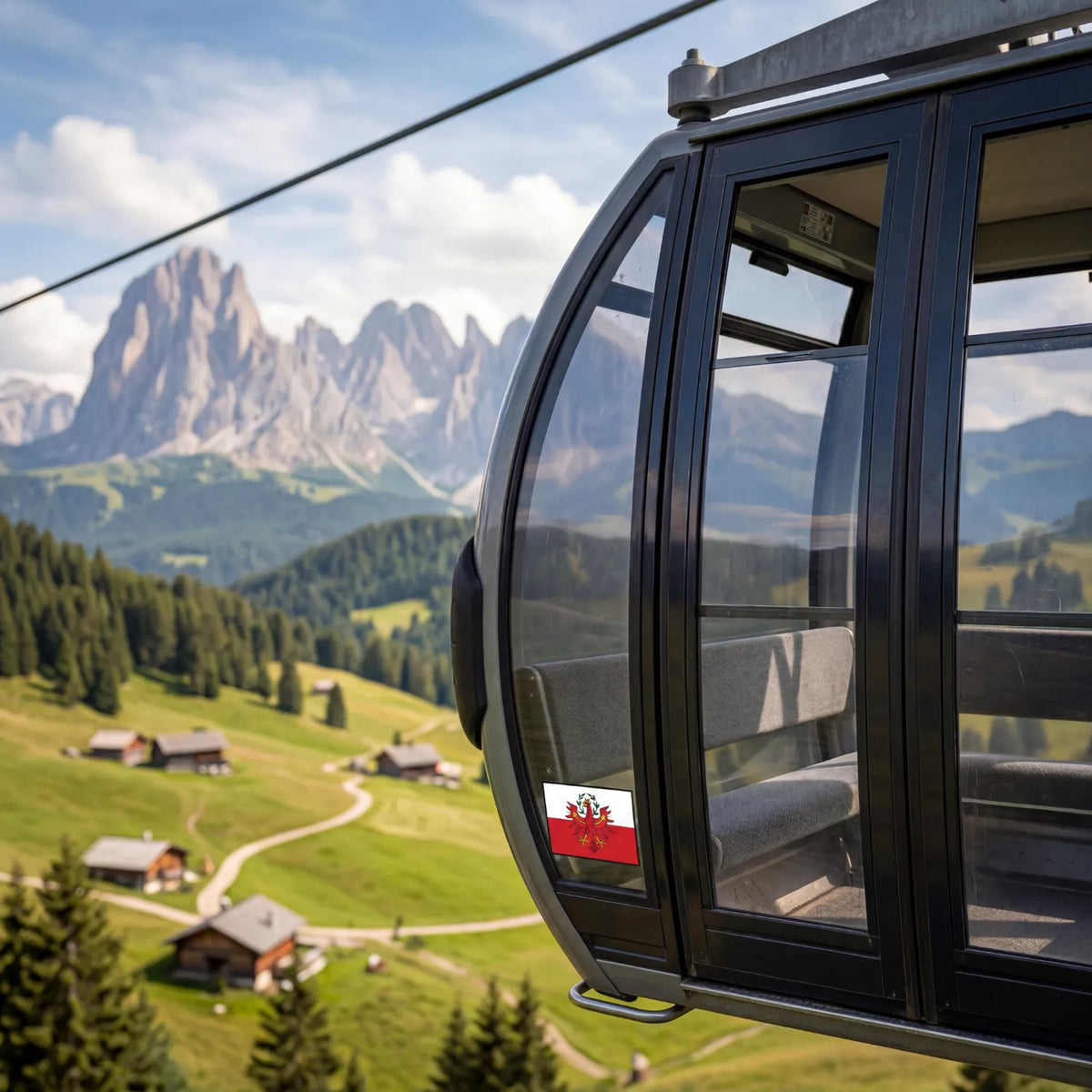 Tirol Adler Sticker Gondel
