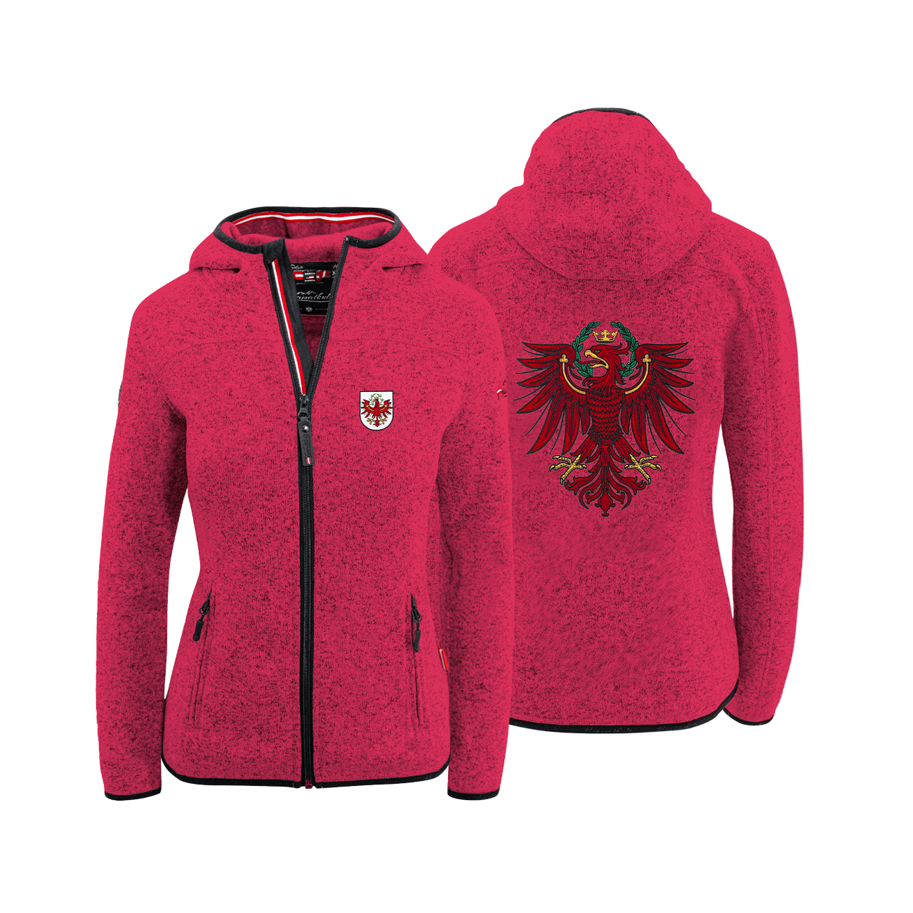 Tirol Kultjacke mit Kapuze - Das Original