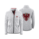 Tirol Kultjacke ohne Kapuze hellgrau Damen #Farbe_Hellgrau