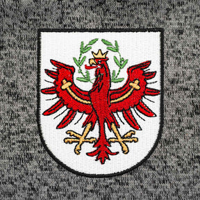 Tirol Kultjacke mit Kapuze - Dunkelgrau