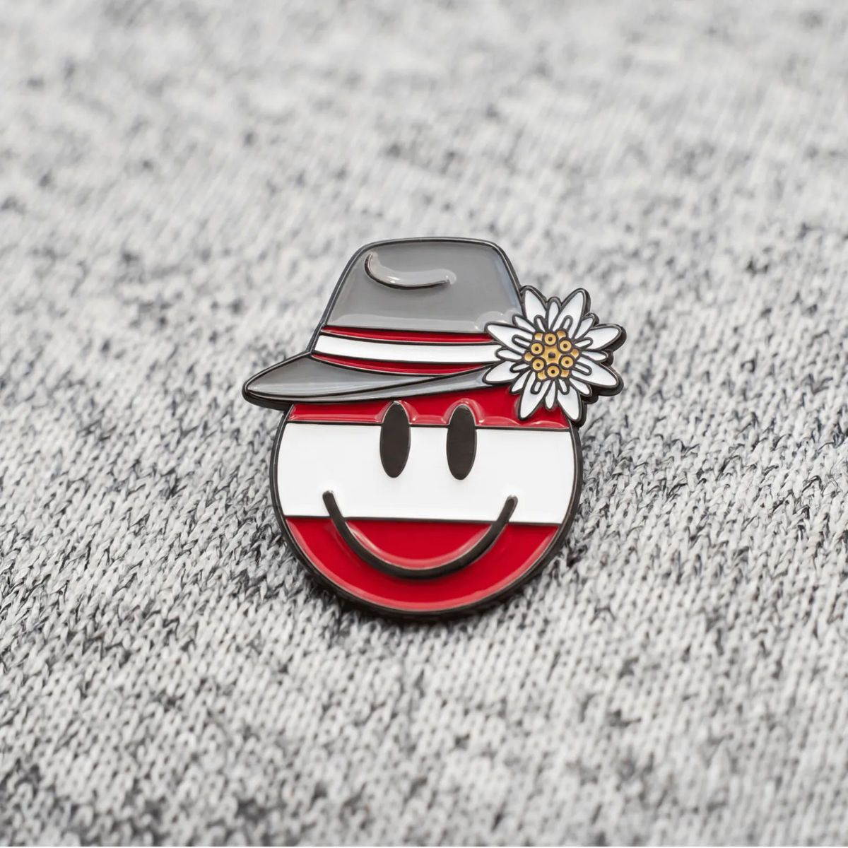 Trachten Ansteck Pin Edelweiß
