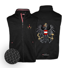 Österreich Adler Kultgilet - Strickoptik