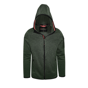 Trachten Fleece Jacke Herren grün