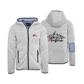 Trachten Jacke Karo blau mit Berg Stickerei #Farbe_Blau-Kariert