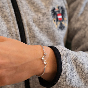 Trachten Kette Armband Silber