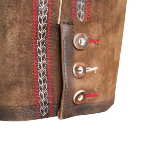 Kult Lederhose Österreich Adler - Klassik Braun