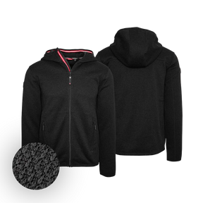 Hoamatkult Kultjacke mit Kapuze - Strickoptik