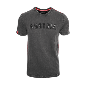 Trachten T-Shirt dunkelgrau für Herren Österreich