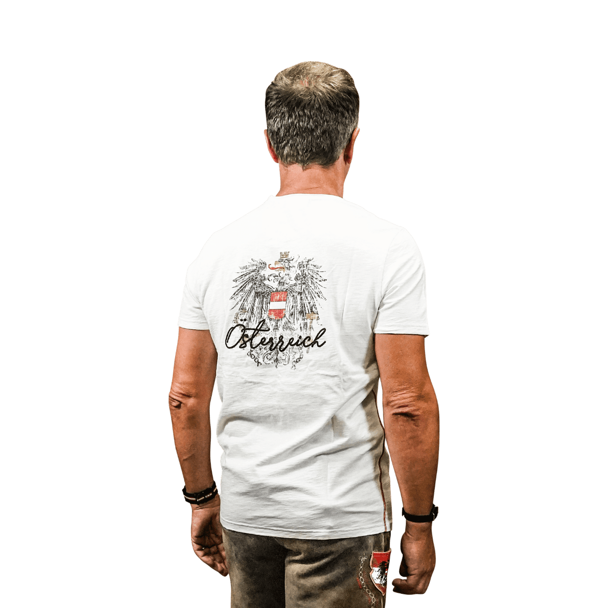 Trachten T-Shirt weiß Österreich