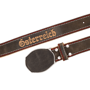 Trachtengürtel Österreich braun Hoamatkult