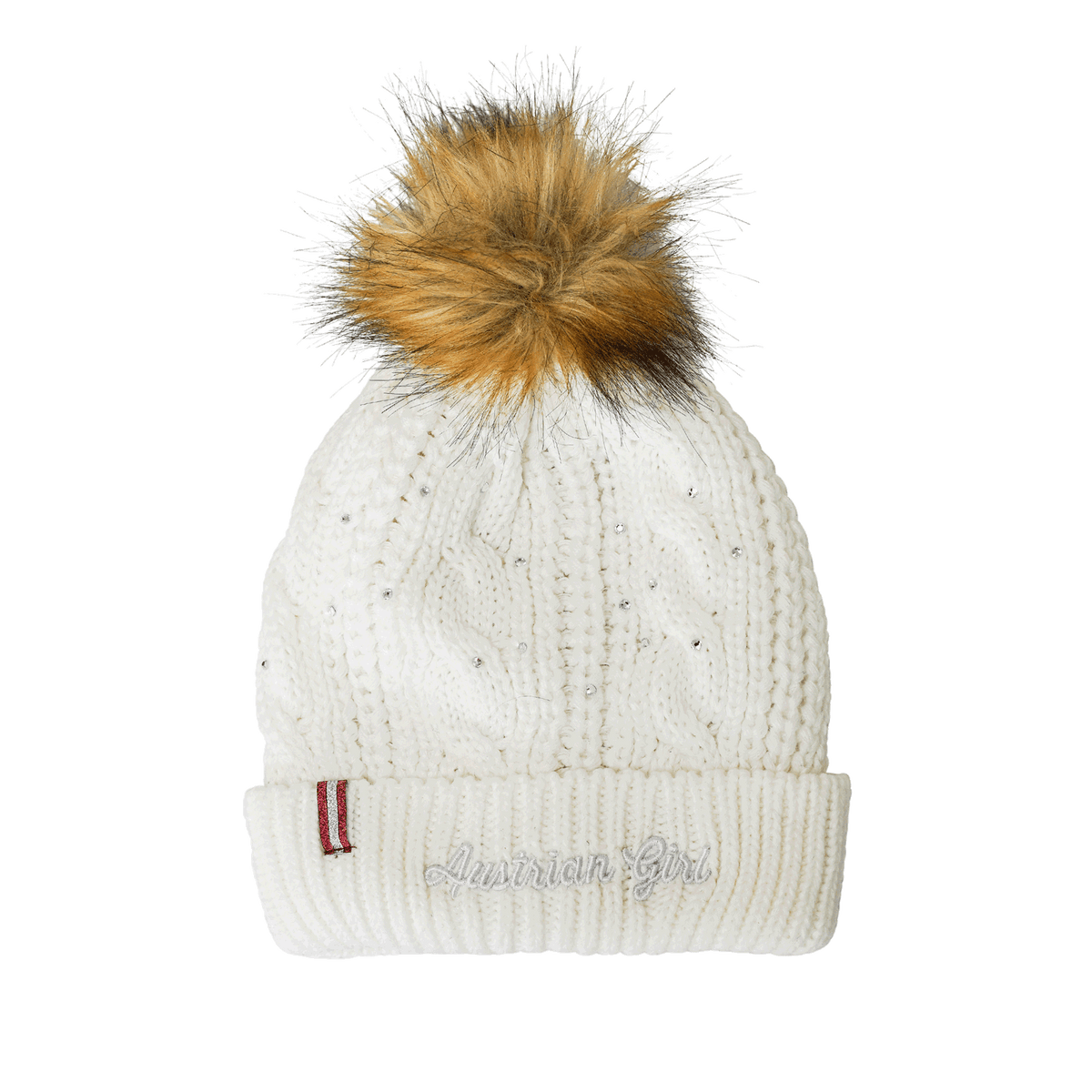 Weiße Beanie Hoamatkult