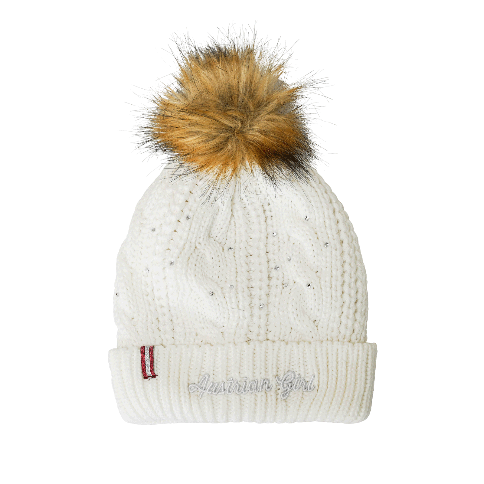 Weiße Beanie Hoamatkult