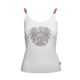 Weißes Glitzer Tanktop Damen