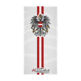 Weißes Österreich Adler Strandtuch Cotton