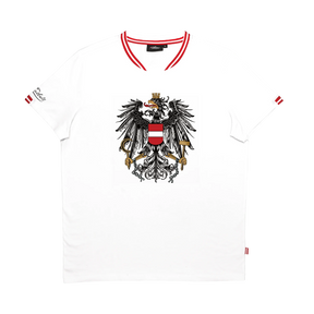 Weißes Österreich Adler T-Shirt 
