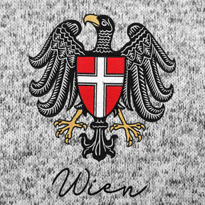 Wien Kultjacke ohne Kapuze - Hellgrau