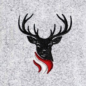 Österreich / Hirsch Kultjacke - Hellgrau