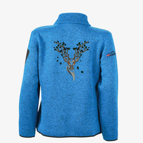 Edelweiss Strickfleece Jacke ohne Kapuze