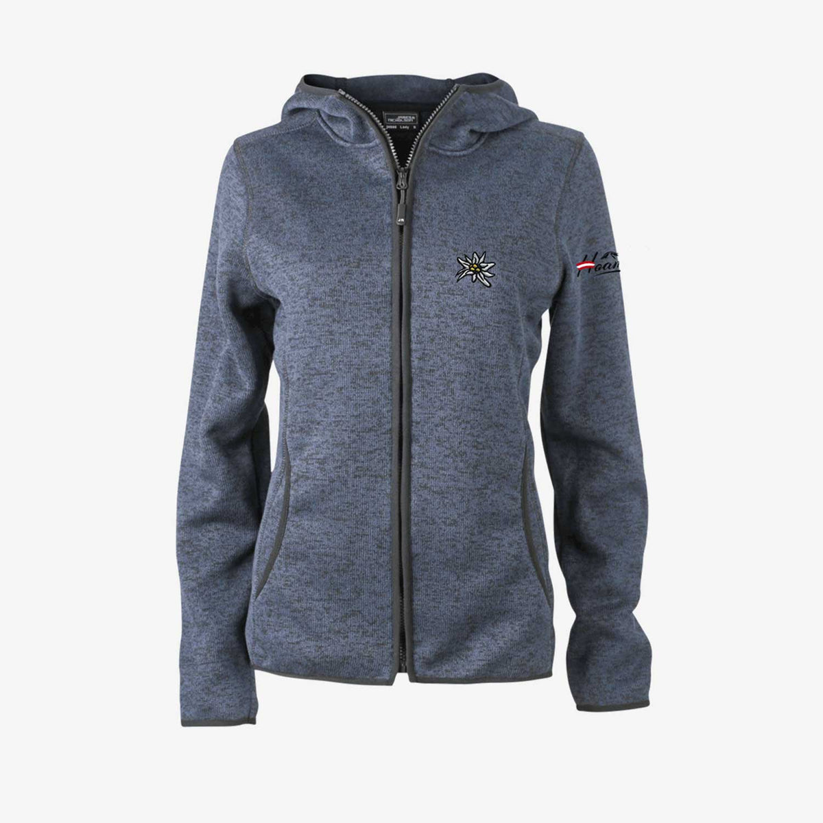 Edelweissjacke Hirsch  #Farbe_Navy-Blau