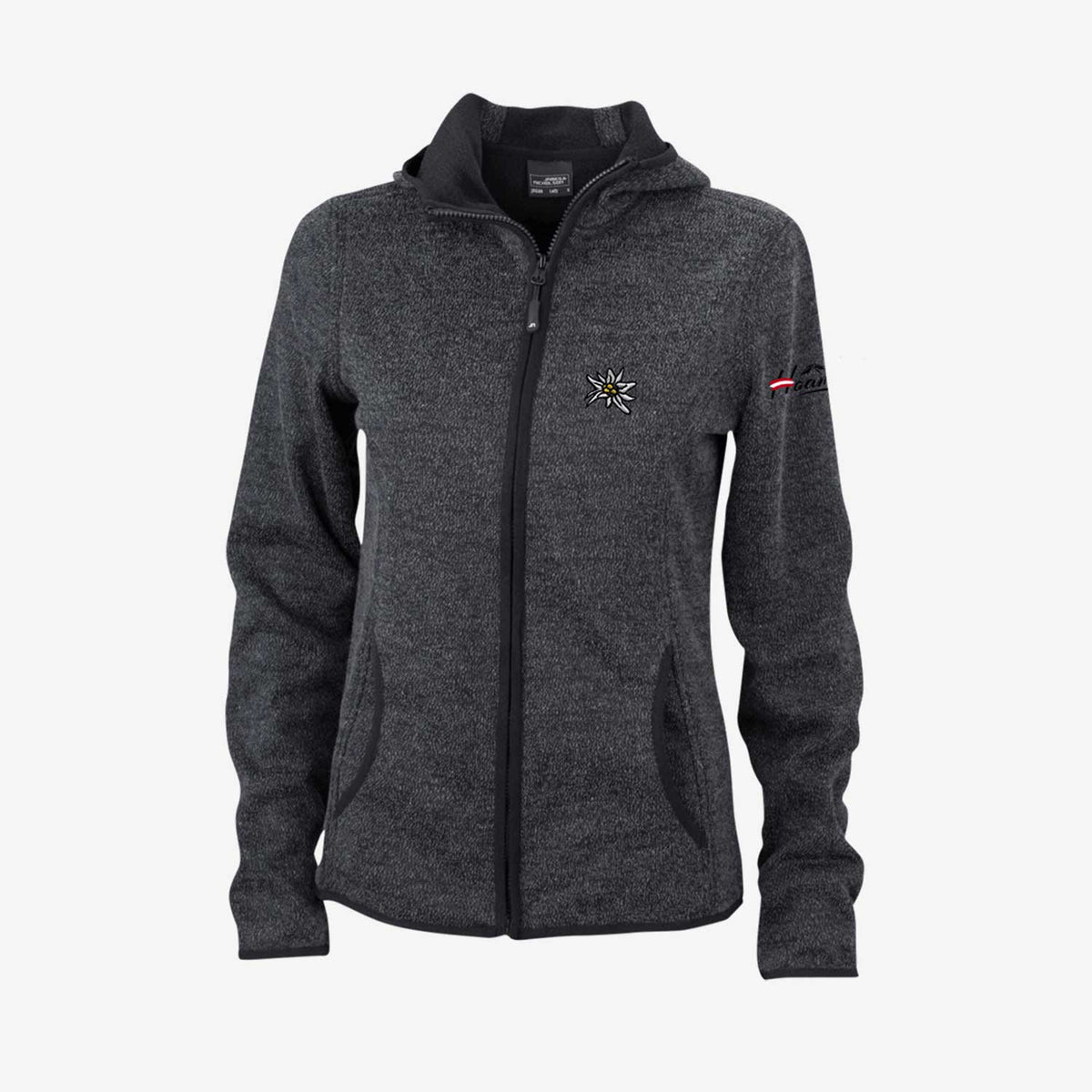 Edelweissjacke Damen Schwarz Hirsch kaufen #Farbe_Schwarz 
