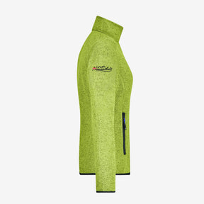 Edelweiss Strickfleece Jacke ohne Kapuze