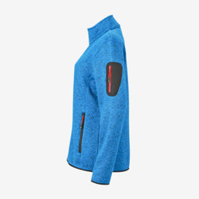 Edelweiss Strickfleece Jacke ohne Kapuze