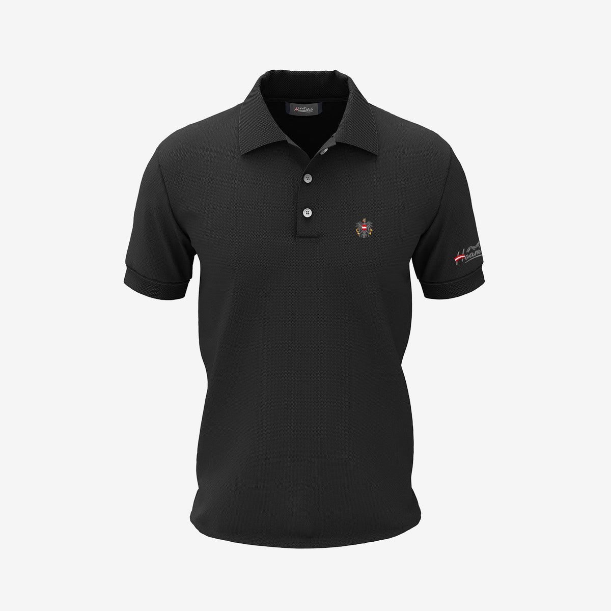 Adler Polohemd #Farbe_Schwarz