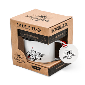 Austria Emaille Tasse