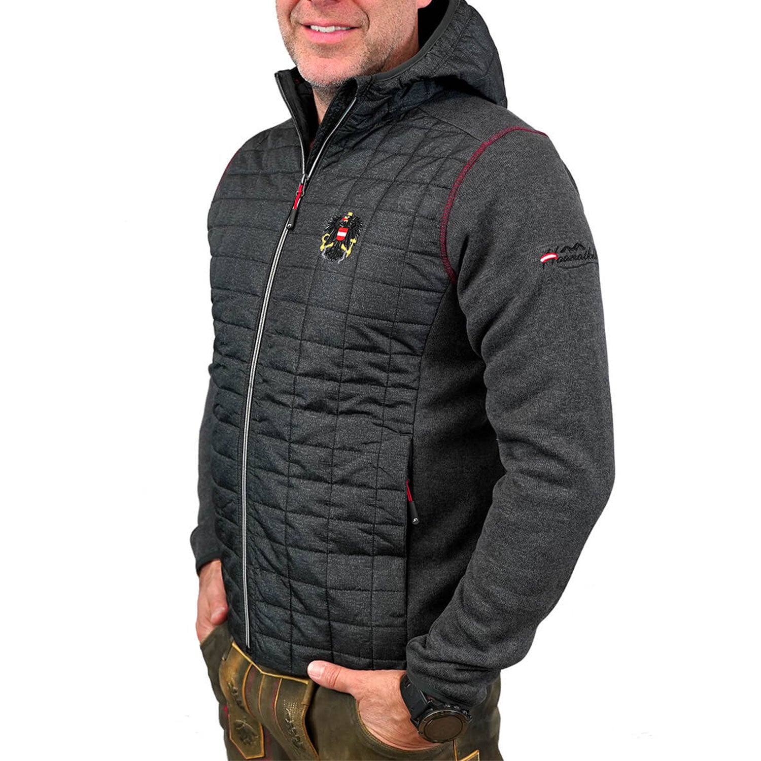 Österreich Adler Steppjacke