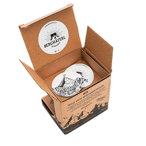 Berge Emaille Tasse