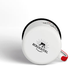 Bergverliebt Emaille Tasse