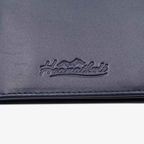 Österreich Geldtasche Geschenkset Leder - blau