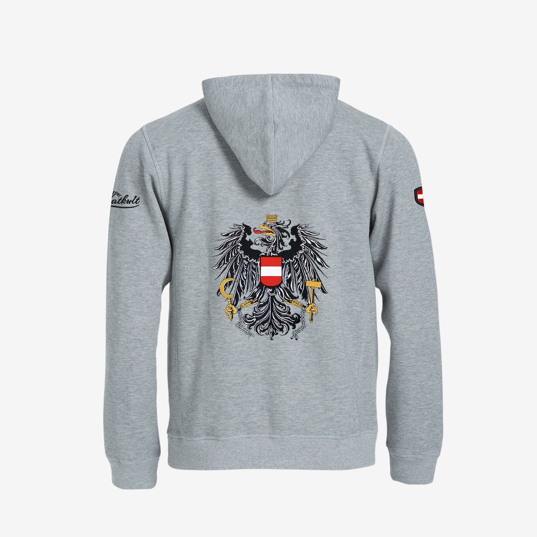 Österreich Adler Kult Zip-Hoodie (Stick)