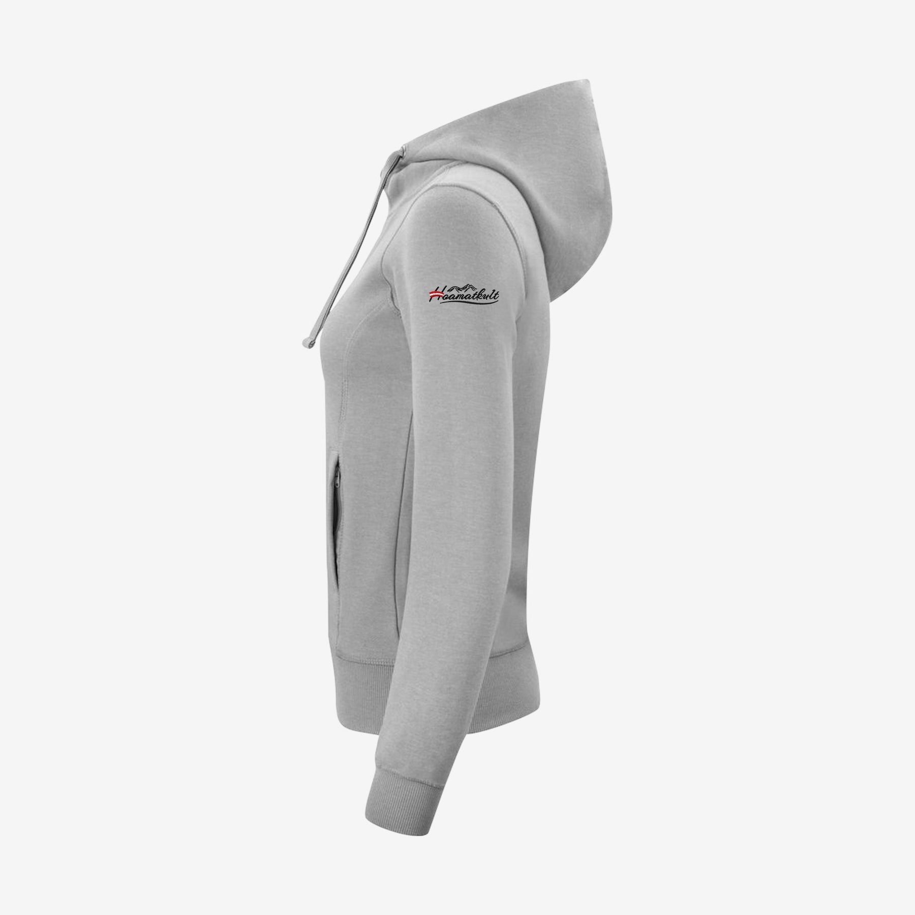 Österreich Zip-Hoodie (Stick)