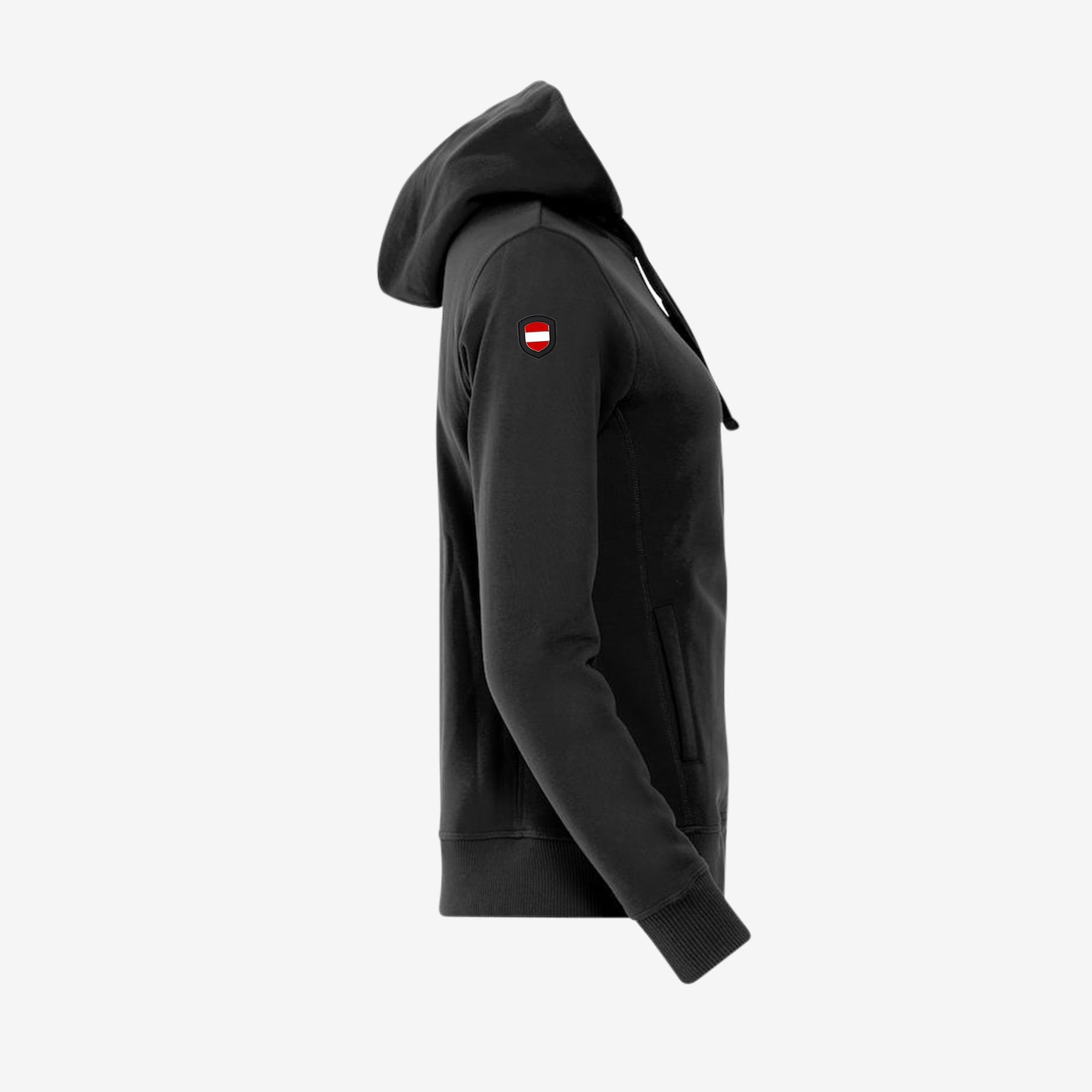 Österreich Zip-Hoodie (Stick)