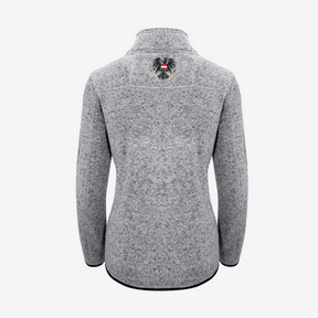 Damen Fleecejacke mit Glitzer Stickerei